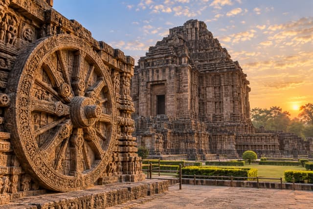 Konark Sun Temple architectural view
