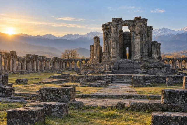 Martand Sun Temple architectural view